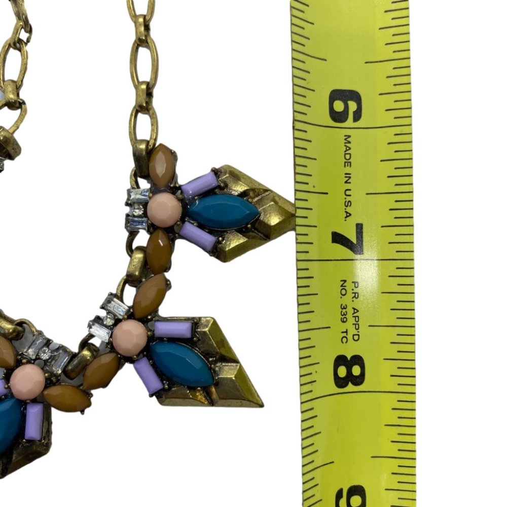 Dramatic Jewel Mint Statement Necklace - image 3